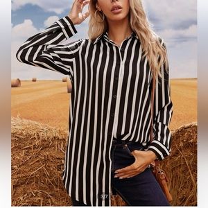 Striped Long Sleeve Tunic